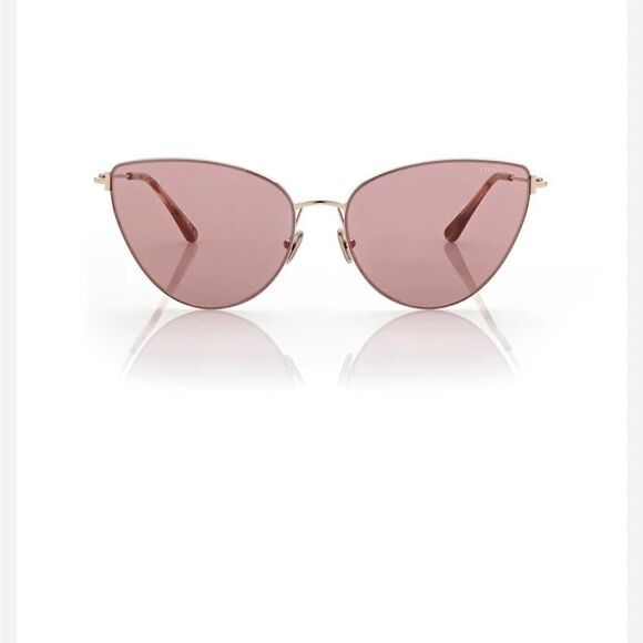 NWT Tom Ford TF1005 Cat Eye Sunglasses Anais-02 28Z Gold/Rose Havana 62mm $510